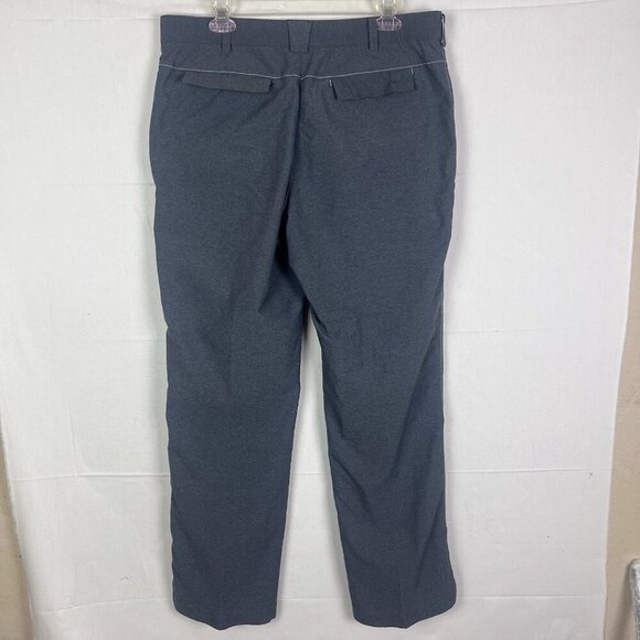Nike Golf 35x31.5 Gray Heather Dri-Fit Lightweight Pants Golfing Pockets - Picture 6 of 13